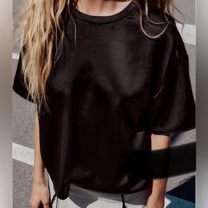 Brand new Zara Satin Top black size M